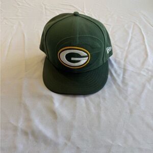 New Era Green & Yellow Green Bay Packers Hat 7 5/8